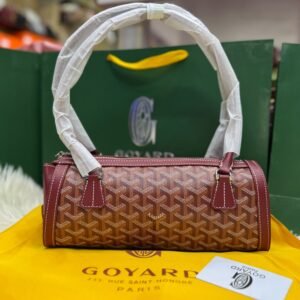 Maison Goyard Bonbonnière premium-quality baguette handbag with code embossing