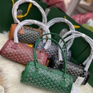 Maison Goyard Bonbonnière premium-quality baguette handbag with code embossing